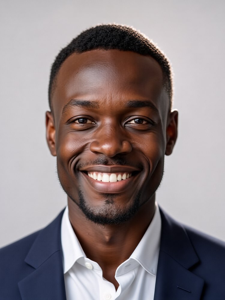 30s · Professional AI portrait result