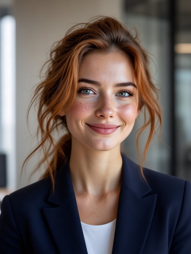 30s · LinkedIn AI portrait result