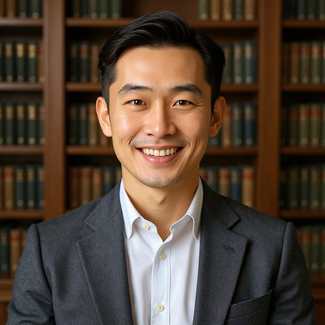 Academic male portrait example