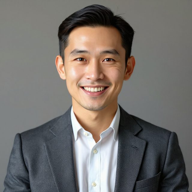 Creative male portrait example