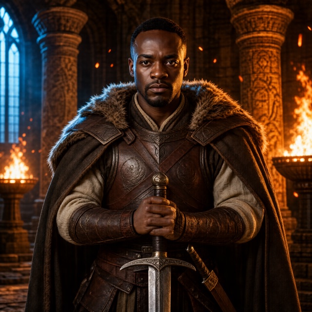 Fantasy male portrait example