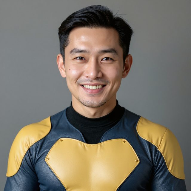 Cosplay male portrait example