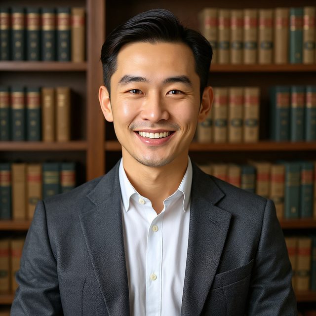 Law male portrait example