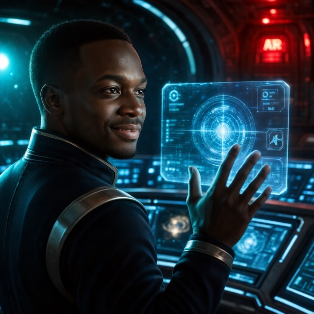 Space opera male portrait example