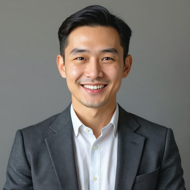Teacher male portrait example
