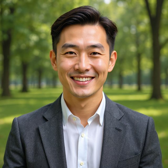Tinder male portrait example
