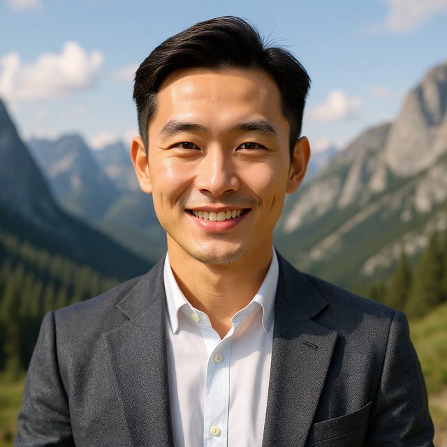 Travel male portrait example