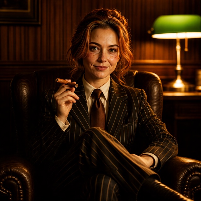 Mobster portrait example